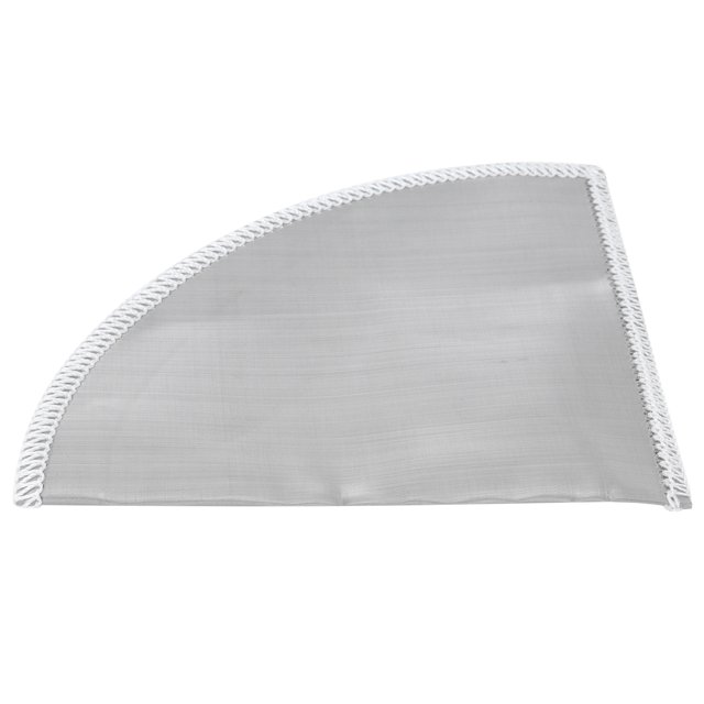 Stainless steel coffee filter cone with a fine 800-mesh design, suitable for 1-2 cups. The reusable pour-over coffee filter features a conical bottom for precise water flow and optimal coffee extraction. Durable and flexible, ideal for coffee machines and milk tea machines.