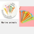 thumbnail image 4 of Fruit Fork Plastic Lunch Box Decoration Pick Cake Snack Fruit Pick Platter Fruit Fork Set Lunch Box Decoration, 4 of 4