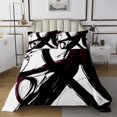 thumbnail image 1 of Erosebridal Adults Geometry Coverlet Set Queen, Minimalst Splash Bedding Set, Modern Fashion Decor, 1 of 5