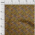 thumbnail image 2 of oneOone Cotton Poplin Mustard Yellow Fabric Abstract Craft Projects Decor Fabric Printed By The Yard 56 Inch Wide, 2 of 4