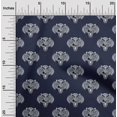 thumbnail image 1 of oneOone Cotton Poplin Fabric Animal Face Block Decor Fabric Printed BTY 42 Inch Wide, 1 of 4