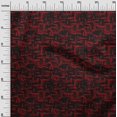 thumbnail image 3 of oneOone Silk Tabby Red Fabric Abstract Fabric For Sewing Printed Craft Fabric By The Yard 42 Inch Wide, 3 of 4