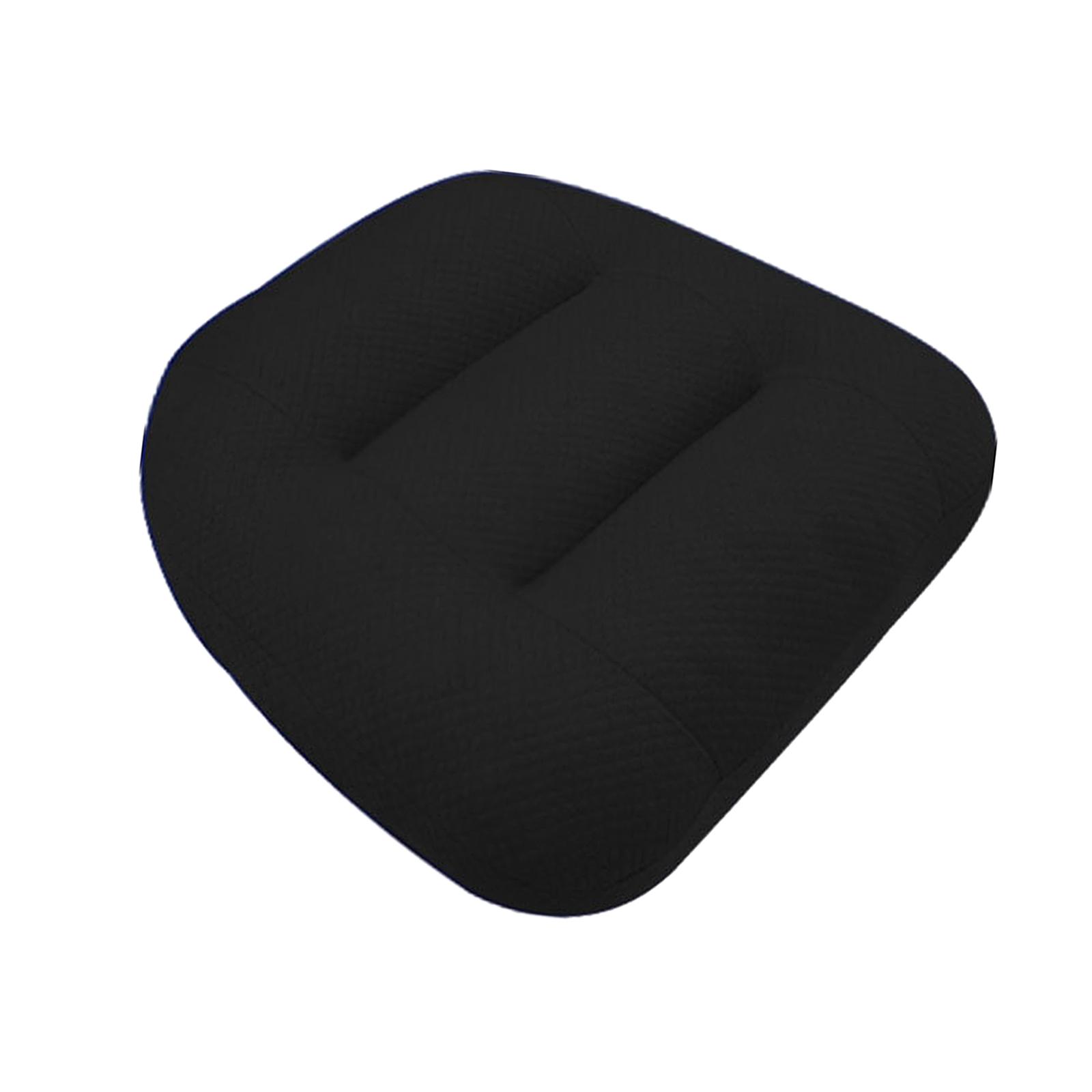 Driver Seat Cushion Heightening Height Boost Mat Car Driver Booster Seat Black