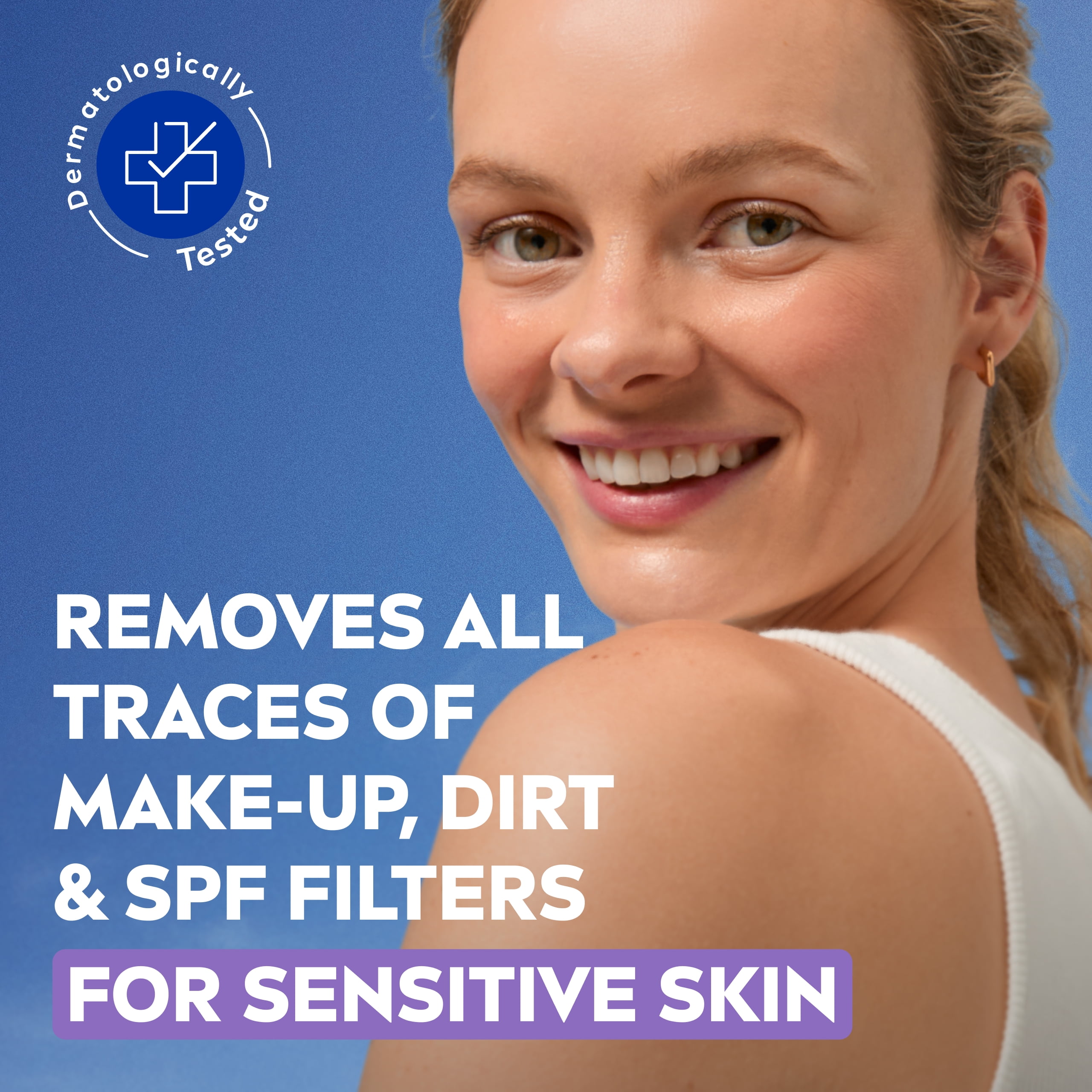 NIVEEA Lingettes Nettoyantes 3-En-1 Biodégradables pour Peau Sensible