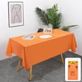 thumbnail image 1 of HHBEAUTY Rectangle Vinyl Tablecloth, Waterproof Spillproof Plastic Backed Table Cloth, Wipe Clean Table Cover for Dining, Buffet Parties and Camping (54" x 72"), 1 of 7
