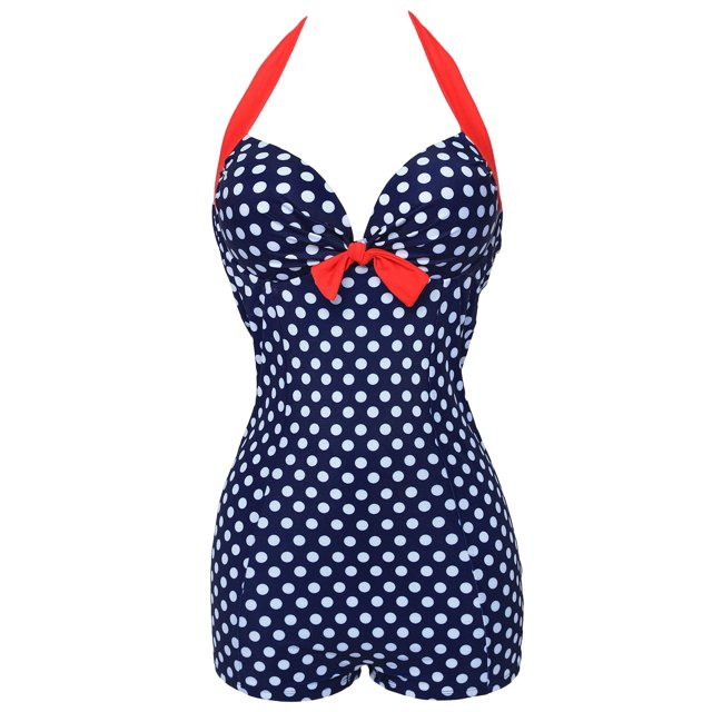 Womens Swimsuits Tankini Wave Dot Conservative Beach Plus Plus Hot Spring Tankinis Swimwear for Women Blue