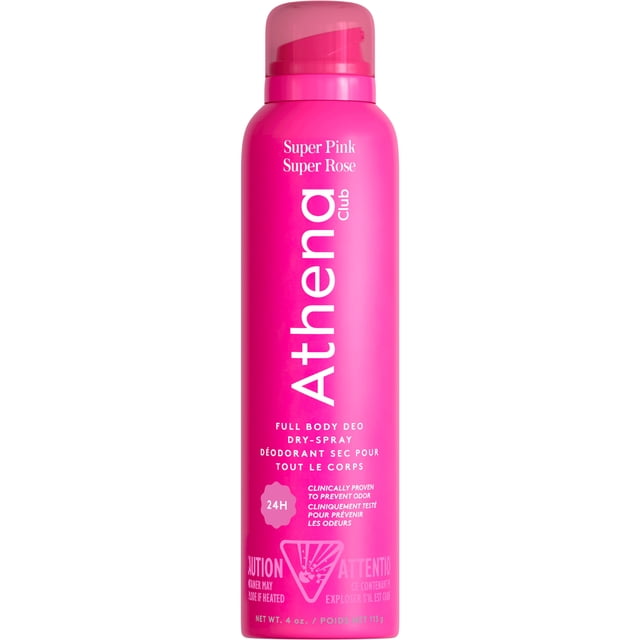 Full Body Deo Dry Spray, Super Pink