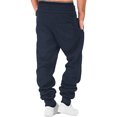 thumbnail image 2 of Faithtur Men Athletic Pants, Elastic Waist Drawstring Trousers Fall Casual Pants with Pockets, 2 of 5