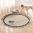 thumbnail image 1 of TIMIFIS Bathroom Rugs Round Carpet Living Room Coffee Table Blanket Bedroom Bedside Blanket Cloakroom Rocking Chair Floor Mat Bath Mat, 1 of 6