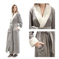 thumbnail image 1 of Youkk Polyester Wrap Yourself In Comfort With Full Length Bathrobe Unique Soft And Warm Wide Range Of Uses grey XL, 1 of 6
