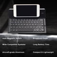 thumbnail image 4 of TFixol Portable Aluminum Alloy Folding Bluetooth Keyboard with Dual Device Connectivity and Energy-Saving Modes, 4 of 7