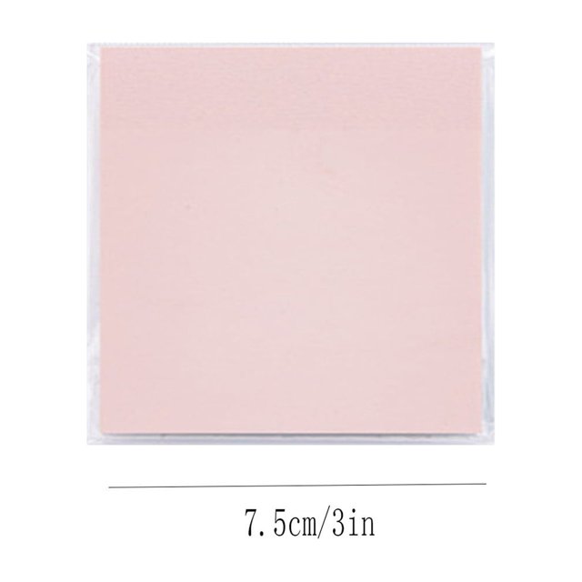 TIMIFIS Sticky Note 50 Sheets Sticky Notes Transparent Transparent Paper Clear Sticky Notes Memo Self-Adhesive Notebook Notepaper Insert for School Office Memo Students Office & Stationery