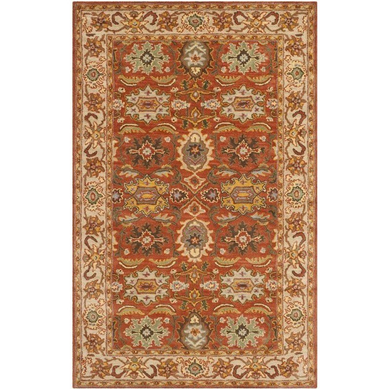 Safavieh Heritage Rust Traditional Rug - Runner 2'3" x 10'