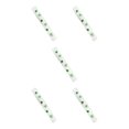 thumbnail image 2 of Decodeary PU for Golf Alignment Stick Cover Case Waterproof Holder Premium Embroidered White 14.17x1.97 Inch 5Set, 2 of 6