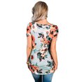 thumbnail image 4 of Nlife T-shirts à Manches Courtes et Col Rond Women Floral Print, 4 of 5
