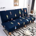 thumbnail image 3 of DEBGFS 2024 Housse de futon Imprimée polyester protection de Meubles Élastique polyester Extensible Couleur Poisson,colorfish, 3 of 8