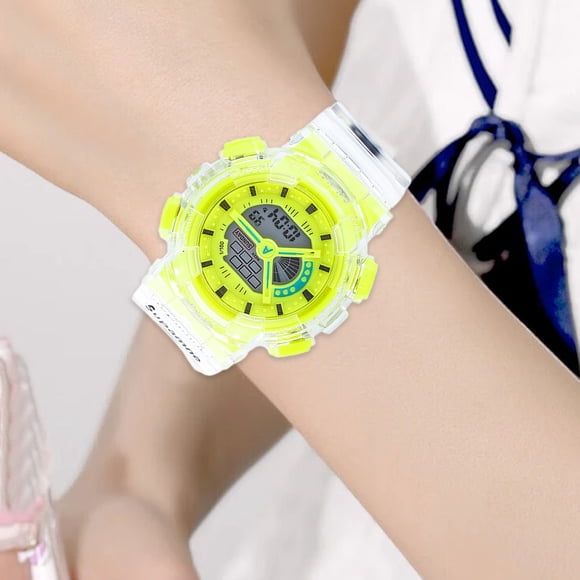 Dvkptbk Student Watches Children's Luminous Water Proof Watch Student Dial Electronic Watch Boys and Multifunctional Watch