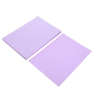 GOOHOCHY 100Pcs Lavender Copy Paper for Printer Smooth Texture Versatile Printing Crafting Material