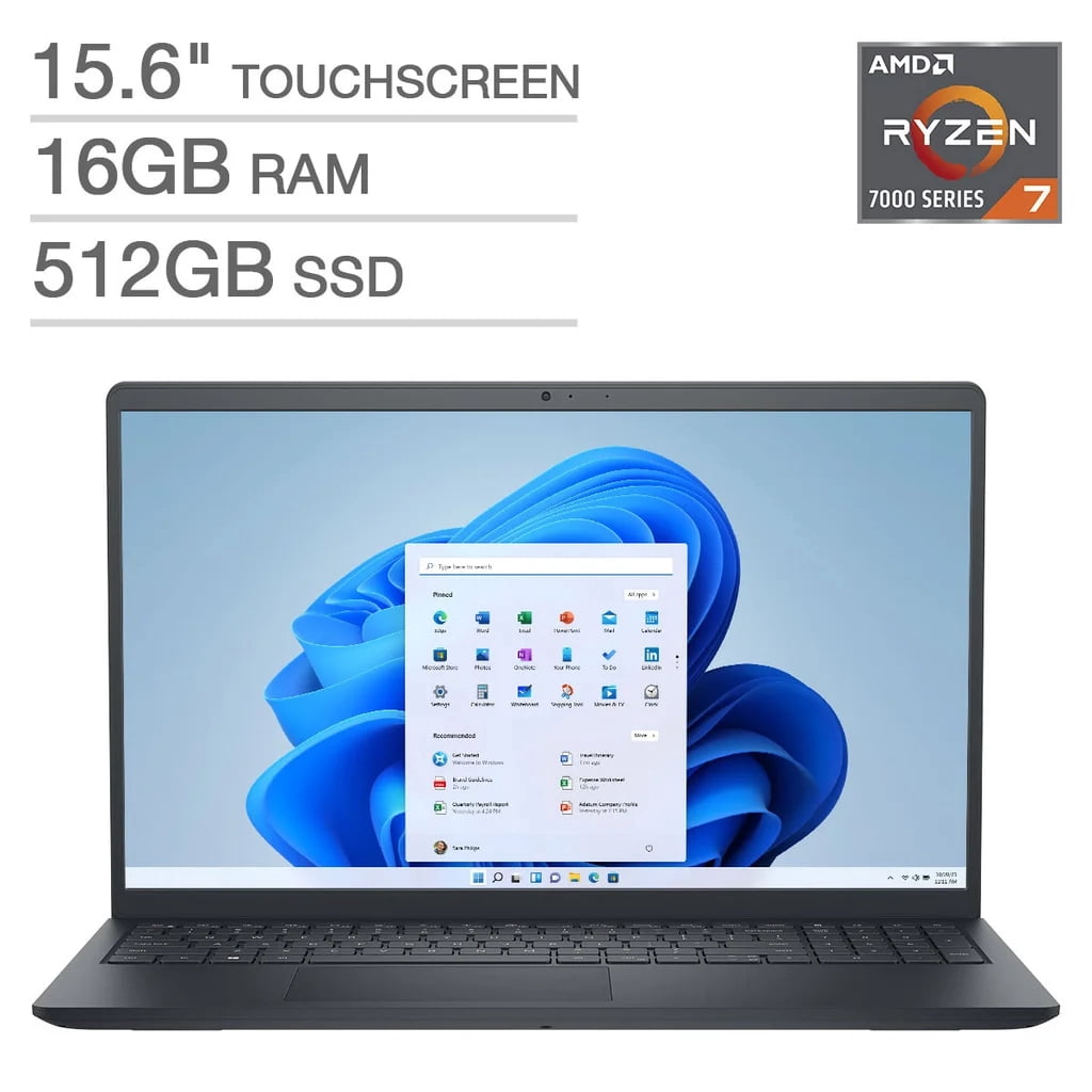 Open Box - Dell Inspiron 15 i3535 15.6" Touchscreen Laptop (AMD Ryzen 7 7730U / 16 GB RAM / 512 GB SSD / Windows 11 Home)