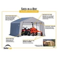thumbnail image 4 of Shed-in-a-Box 12 x 12 x 8 ,  Gris, 4 of 9
