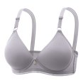 thumbnail image 1 of Kcodviy Women Lace Back Button Women Sports Bra Shaping Cup Adjustable Shoulder Sports Bra Pack for Women Strap Large Size Underwire Women Bras Wireless Bra, 1 of 7