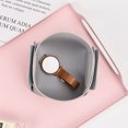 thumbnail image 4 of pitrice PU Sac de Rangement en Cuir Couleur Unie Pliable à la Mode à l'Épreuve des Rayures Clé Oreillette Boîte de Conteneur de Contrôle à Distance Argent Vert, 4 of 9