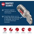 thumbnail image 2 of Fairfax Satin Nickel Front Door Knob with Deadbolt  Reversible Exterior/Interior Entry Door Knob with Key and Deadbolt Lock  Front Door Knobs with Lock/Front Door Lock  Traditional Home D, 2 of 5