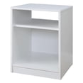 thumbnail image 3 of Mainstays Open Shelf Nightstand, White, 3 of 7