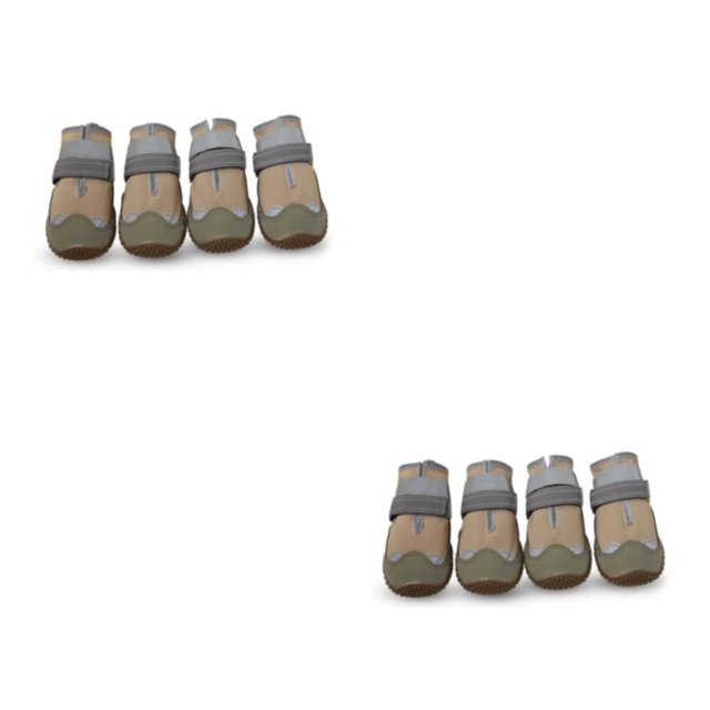 Youkk 4 Pièces Pet Shoe Réfléchissant Imperméable à l'Eau Universel Respirant Camping en Plein Air Randonnée Chaussures de Randonnée Taille 6 2Set