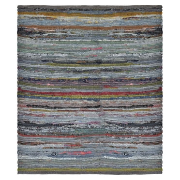 Fabstyles Premium 100% Cotton Rug, Handmade Area Rag Rug for Living Room, Hallway, Patio