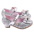 thumbnail image 4 of DPTALR Baby Girls Pearl Crystal Bowknot Sandals Bling Princess Shoes, 4 of 4