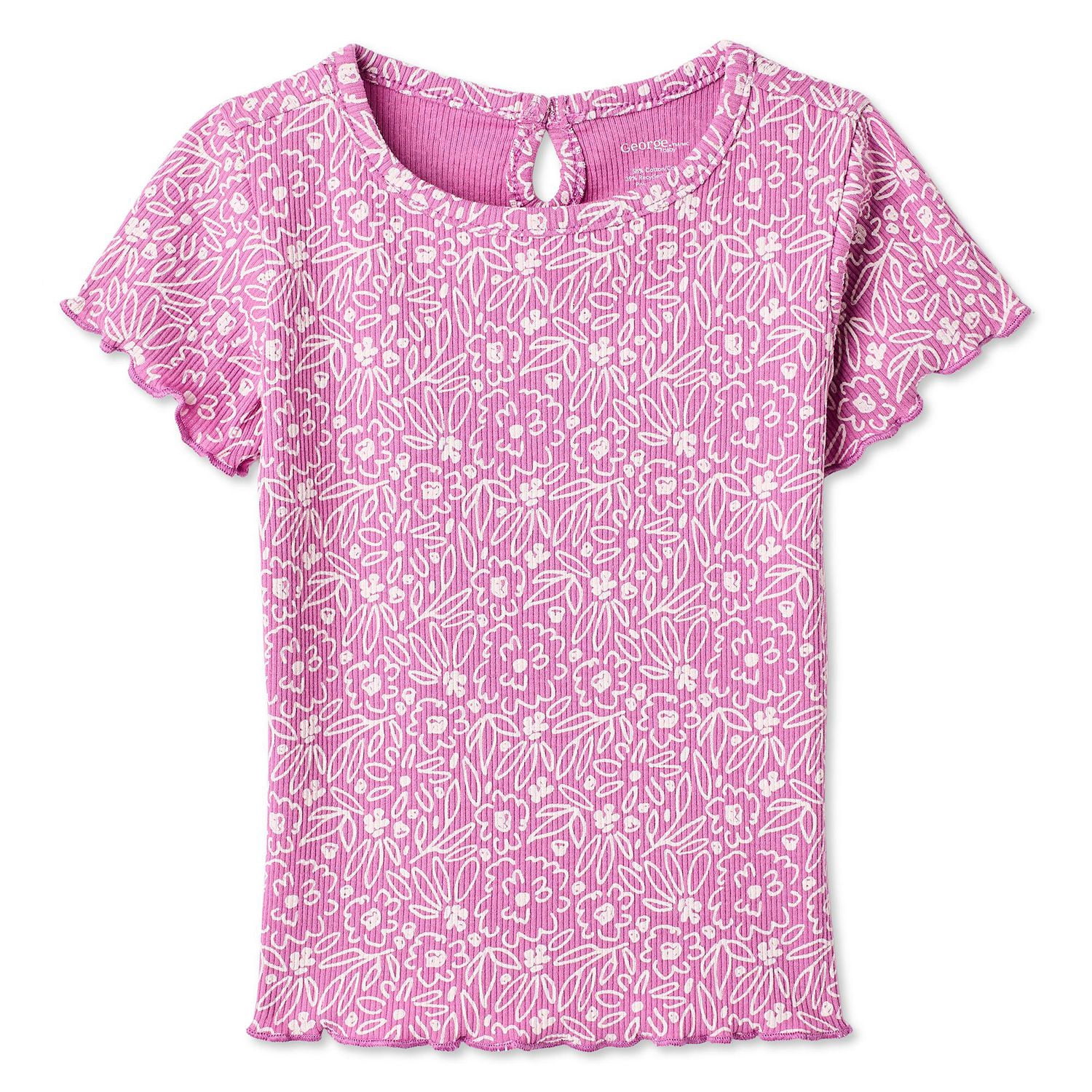 T-shirt côtelé George pour bébés filles