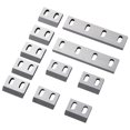 thumbnail image 1 of VEVOR Shredder Blades, Alloy Steel Shredder Machine Blade Kit with 9 Rotating and 2 Fixed Blades, High-Hardness SKD-11 Blade, Compatible with Model 300 Plastic Grinder, 1 of 9