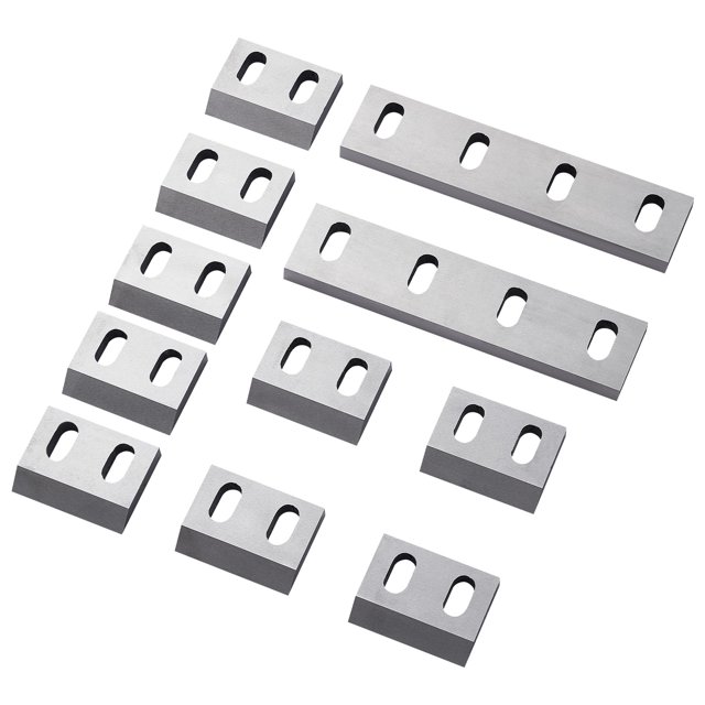 VEVOR Shredder Blades, Alloy Steel Shredder Machine Blade Kit with 9 Rotating and 2 Fixed Blades, High-Hardness SKD-11 Blade, Compatible with Model 300 Plastic Grinder