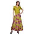 thumbnail image 2 of Moomaya Printed Rayon Skirt Wrap Style Plus Size Skirt Summer Wear Clothing, 2 of 6