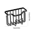 thumbnail image 3 of Sponge For Kitchen Sink Movable Kitchen Sink Caddy With Shape Hook Stainless Steel Hanging Sponge Caddy For Dish Sponge Brush Sink Stopper Organizer, 3 of 6