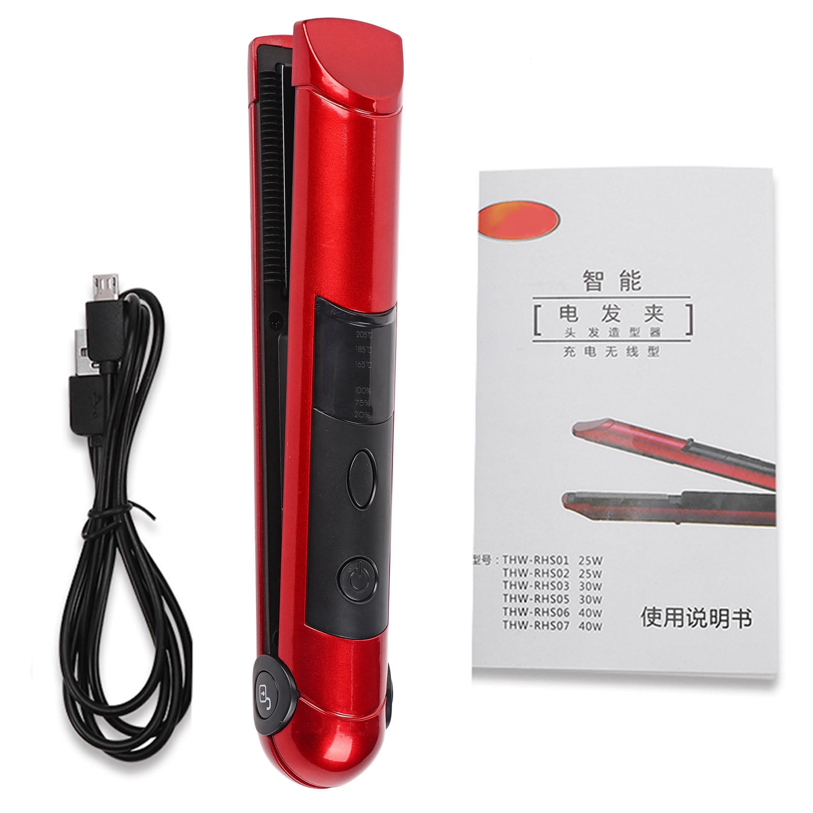 Hair Straightener, Cordless Adjustable Straightener  For Home