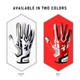thumbnail image 5 of WHEANG Gants Jeunesse Gants de Football Prise en Silicone Rouge/blanc Taille P/M/G m Rouge, 5 of 5