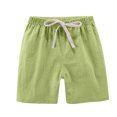 thumbnail image 4 of RXIRUCGD 2025 Summer Clothes for Kids 2PC Children's Summer Solid Casual Sports Shorts With Drawstring For Kids, 4 of 6