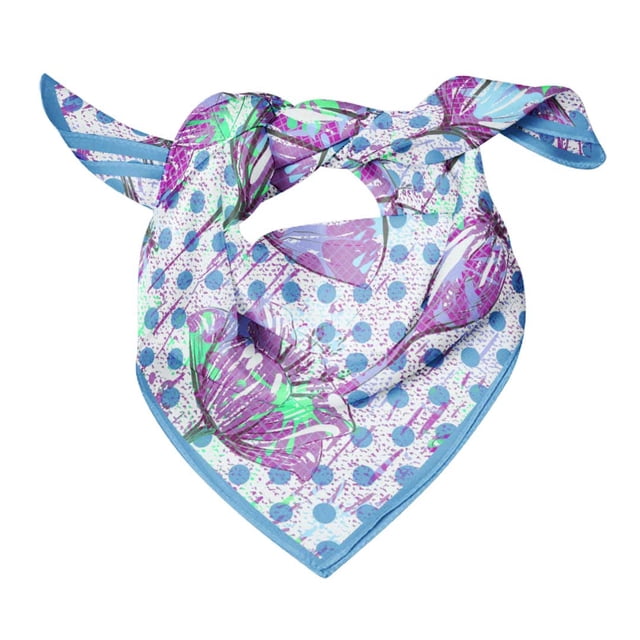 Bimba Womens Square Head Bandanas Summer Neck Wrap Scarf-40 x 40 Inches