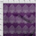 thumbnail image 2 of oneOone Cotton Cambric Fabric Leaves & Floral Block Printed Craft Fabric BTY 56 Inch Wide, 2 of 4