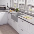 thumbnail image 3 of ALFI brand ABF2418-GM Kitchen Sink, Grey Matte, 3 of 5