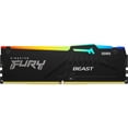 thumbnail image 1 of Kingston Fury Beast DDR5 RGB 16GB 5600MT/s DDR5 CL40 DIMM Desktop Gaming Memory Single Module (KF556C40BBA-16), 1 of 2
