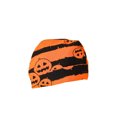 thumbnail image 3 of FOCUSNORM Combinaison à Manches Longues et Imprimé Lettre + Casquette Rayée Halloween, 3 of 9