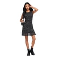 thumbnail image 2 of No Boundaries Women's Ruffle Mesh Dress, 2 of 6