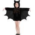 thumbnail image 1 of Halloween Bat Costume Adorable Combinaison d'Halloween à Fermeture Éclair Costume de Fête pour Enfants, 1 of 10