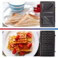 thumbnail image 4 of Total Chef 4-in-1 Grill Waffle Maker Sandwich Press Open Griddle, 4 of 8