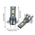 thumbnail image 2 of WIFKLSIIPG Car LED Fog Lights H4 Headlights(Silver), 2 of 5