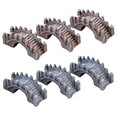 thumbnail image 1 of CTIRCHIU 6 Pcs Pont Décoratif pour Micro Paysage Modèle de Pont en Résine avec Design en Arche Couleur Assortie, 1 of 8