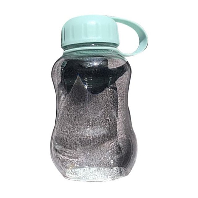 Mini Plastic Mug Children's Small Transparent Small Outdoor Portable Cup~ Q2I6